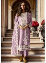 Organza Pink Eid Wear Embroidery Work Readymade Pakistani Suit